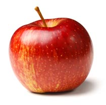 A beautiful apple